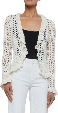 L'agence LAgence Solaris Open-Knit Cardigan