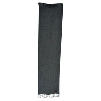 Acne Studios Pre-owned Sjaal met franjes in Grijs Wol - Dames - Pre-owned - Grijs - Maat: ONE Size Wol