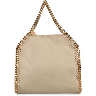 Stella McCartney Stella McCartney, Handbags, female, White, Size: ONE SIZE Mini Falabella Tote Bag