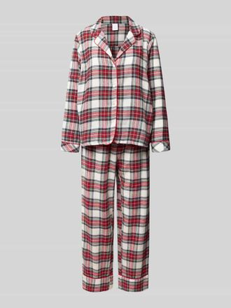 CCDK Copenhagen Relaxed Fit Pyjama-Set aus reiner Bio-Baumwolle Modell Helga in Hellrot, Gr&ouml;&szlig;e XL