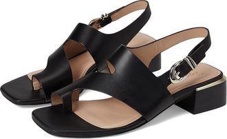 Naturalizer 27 Edit Audra Womens Wedge Shoes Black Leather : 8.5 M (B)