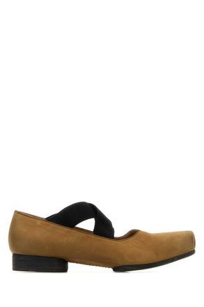 Uma Wang Brown Leather Ballet Flats