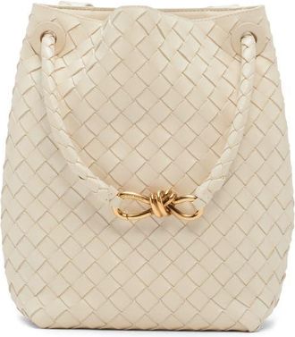 Bottega Veneta Small Andiamo Intrecciato Leather Bucket Bag in Sea Salt-M B-Sea Sa at Nordstrom