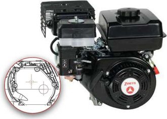 Zanetti Motor De Gasolina Completo Zbmk210l11 Zanetti &Aacute;rbol De Transmisi&oacute;n Horizontal Sobre &Aacute;rbol De Levas