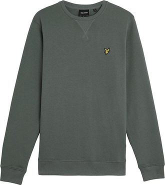 Lyle & Scott Sweatshirt met ronde hals - Heren - Sweatshirts - Groen - XL - Katoen - Hoodies & sweatvesten