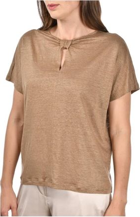 Gran Sasso Bruine Sweater Collectie - Dames - Blouses - Bruin - L - Overhemden