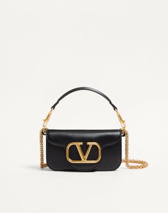 Valentino Garavani Valentino Garavani Loc&ograve; Small Shoulder Bag In Calfskin Wo