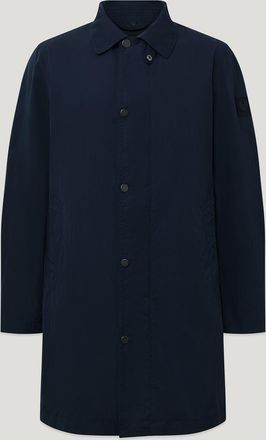 Belstaff Farer Coat Mens Alpha Nylon Dark Ink Size 2XL