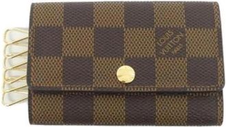Louis Vuitton Pre-owned Damier Keycase - Dames - Vintage Accessoires - Bruin - ONE Size - Vintage
