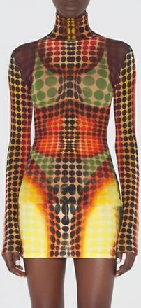 Jean Paul Gaultier Top dolcevita Jean Paul Gaultier in jersey stampato