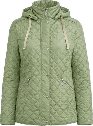 Danwear Gewatteerd jack - Dames - Zomerjassen - Groen - S - Leer - Jassen