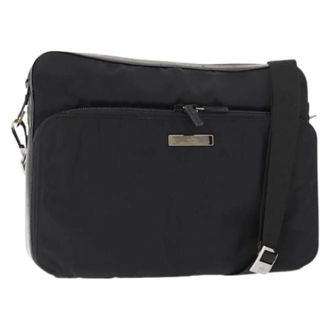 Gucci Borsa a tracolla in nylon Pre-owned - - Pre-owned - Donna - Nero - ONE SIZE