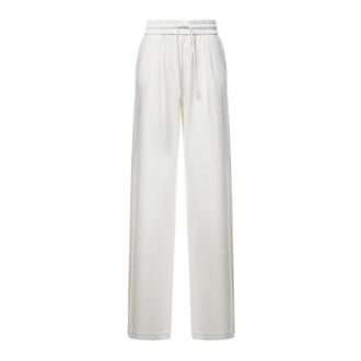 Max Mara Wide Trousers - female - Max Mara - Wide Trousers - White - 2XS - Trousers