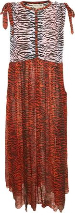 Kenzo Jurk met tijgerprint - Oranje