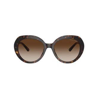 Michael Kors 0mk2214u Oversized Round Sunglasses with Tortoiseshell Frame
