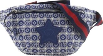 Gucci Pre-owned Belt Bags, female, Blue, Size: ONE SIZE Pre-owned Vintage Belt Bag