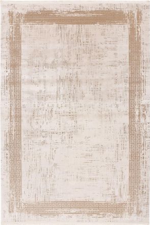 LALEE Hochwertiger Viskose Design Teppich Venezia 902 - Beige