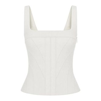 Giovanni Bedin Top Corsetto - - Tops - Donna - Bianco - M