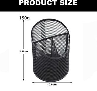 OEM Caja De Almacenamiento Port&aacute;til Para Escritorio, Portal&aacute;pices Multifuncional, Ideal Para El Hogar O La Oficina, Portal&aacute;pices De Malla Met&aacute;lica Durader