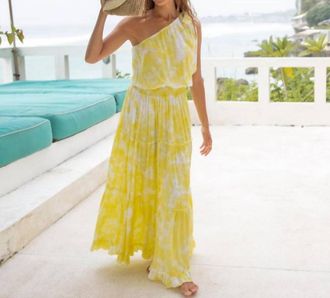 Skemo Ibiza Long Dress In Yellow