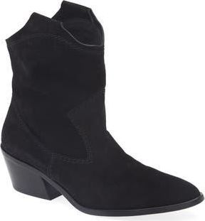 Pedro Garcia Arkansas Western Boot in Black Velour at Nordstrom Rack, Size 6.5Us / 36.5Eu