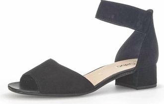 Gabor Womens Samtchevreau Heel In Schwarz