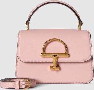 Gucci Siena Small Top Handle Bag, Pink, Leather