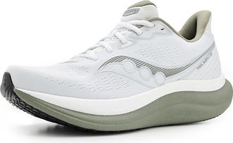 Saucony Triumph 23 Mens Running Shoes White/Laurel : 12.5 D - Medium, Textile