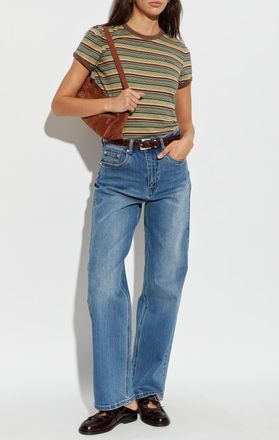 Marni Ribbed T-shirt, Womens, Multicolour