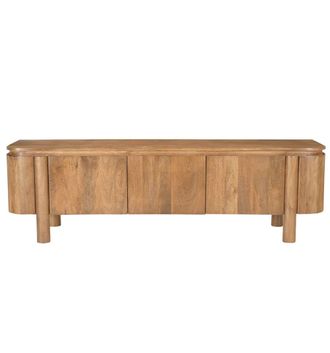 Moloo Mueble de tv de madera maciza de 170 cm