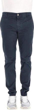 Pantaloni Torino Katoenen Twill Broek - Heren - Chinos - Blauw - 2XL - Katoen - Broeken
