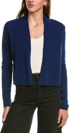 Sofiacashmere Sofiacashmere Cropped Open 100% Cashmere Cardigan