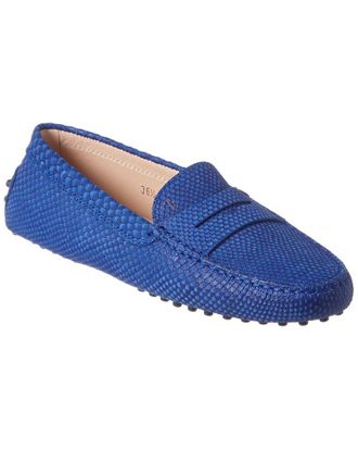 Tod's Tods Gommino Embossed Leather Driving Shoe
