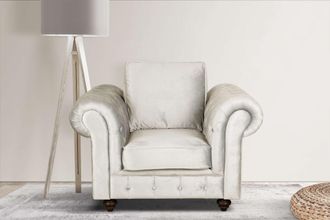 HOME AFFAIRE Sessel »MENDITTE« Knopfheftung an Armlehnen und vorderer Leiste, hohe Qualiität