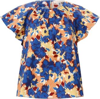 Ulla Johnson Bloemenblouse- zomerstijl - Dames - Blouses - Veelkleurig - XS - Overhemden