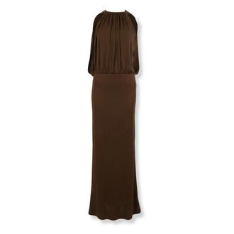 Des_Phemmes Maxi Dresses, female, Brown, Size: L Maxi Dresses