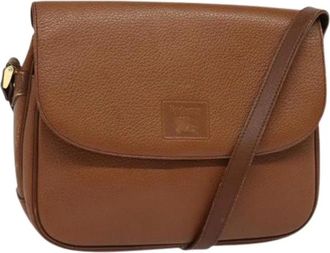 Burberry Pre-owned Cross Body Bags, female, Brown, Size: ONE SIZE Pre-owned Vintage Shoulder Bag