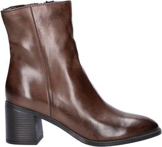 Nelson leren enkellaarzen bruin