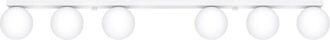 Wonderlamp Regleta Eaus Blanco, 6 Luces