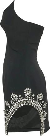 DAVID KOMA Abito corto senza spalline - Nero