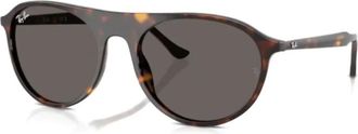 Ray-Ban Occhiali da sole tondi - Marrone