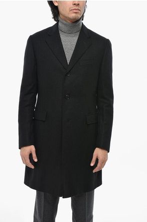 Corneliani Pure Cashmere Coat with Flap Pockets size 48