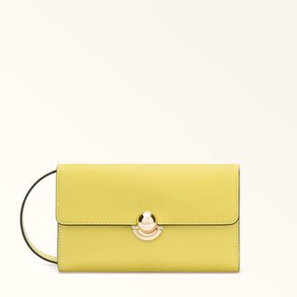 Furla Sfera Borsa Mini L Museum Yellow Giallo Pelle Di Vitello Sidney Donna