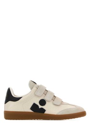 Isabel Marant Isabel Marant Chalk Leather And Suede Beth Sneakers