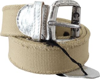 Costume National Riem Casual Canvas Leer