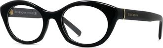 Givenchy Gekartelde kattenoogmontuur - unisex - Brillen - Zwart - 52 MM - Accessoires