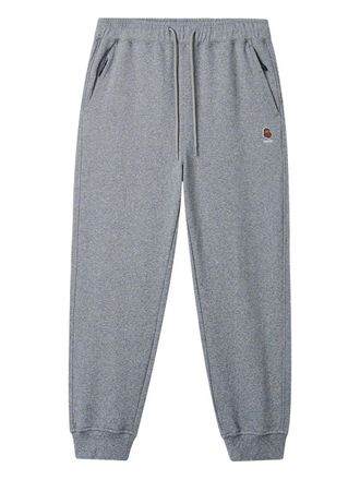Fingercroxx Joggingbroek met logopatch en cuffs - Grijs