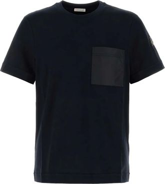 Moncler T-shirt con taschino - Nero