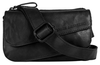 Spikes & Sparrow G&uuml;rteltasche SPIKES & SPARROW, Damen, Gr. B/H/T: 21cm x 13cm x 5cm onesize, schwarz, Leder, leicht gl&auml;nzend, unifarben, Taschen G&uuml;rteltasche, echt Led