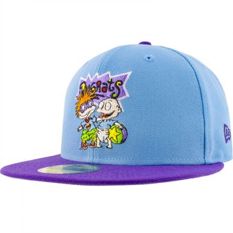 New Era The Rugrats Tommy and Chuckie 59Fifty Fitted Hat (UK, Numeric, 8, Blue)